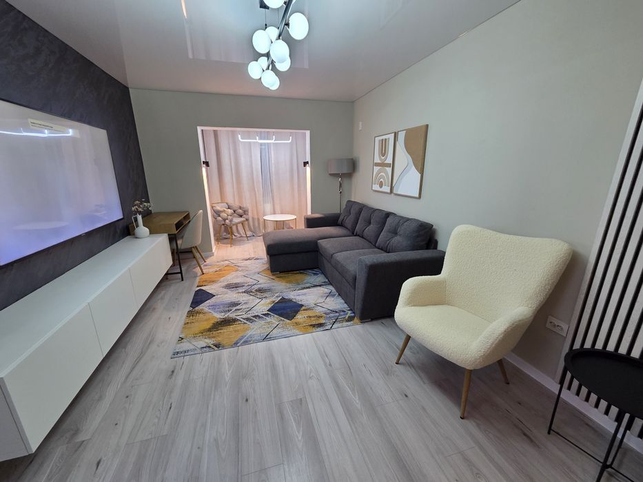 Apartament 3 camere complet mobilat