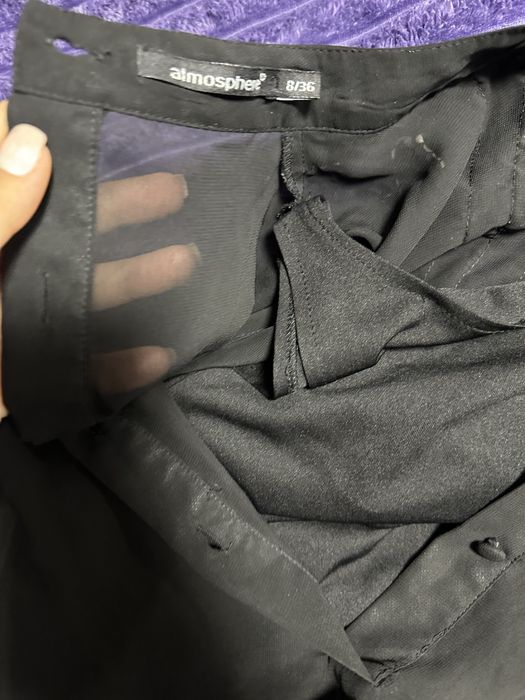 Rochie neagră elegantă / Rochiță scurtă – Atmosphere