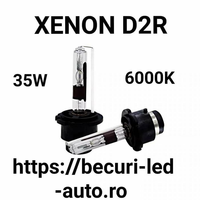 Becuri Xenon/Bixenon D2R/D4R/D4S 35Watti/6000K (Calitate Premium)