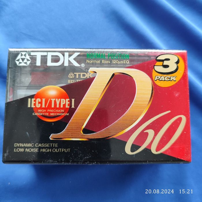 Аудиокасети TDK-D60