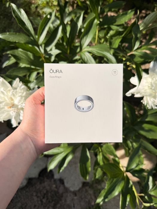Oura Ring 4 Silver Marimea 11