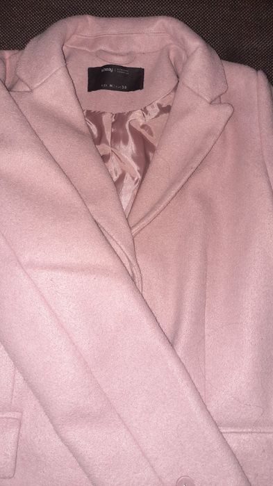Розово, дамско палто