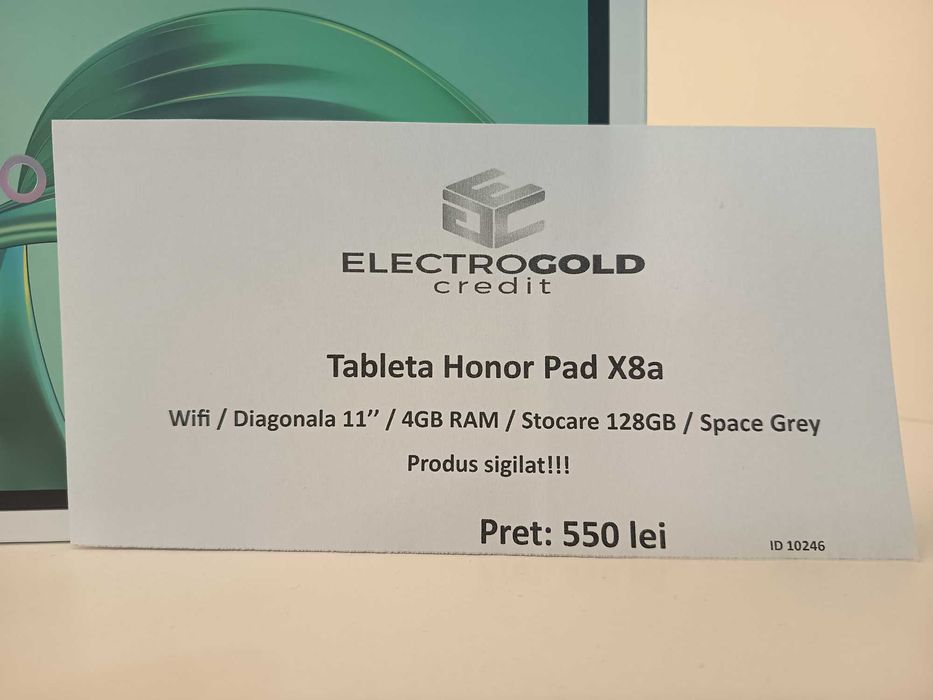 Tableta Honor X8a 4GB RAM/128GB/Wifi/11 inch/Space Grey/Produs sigilat! ID10246