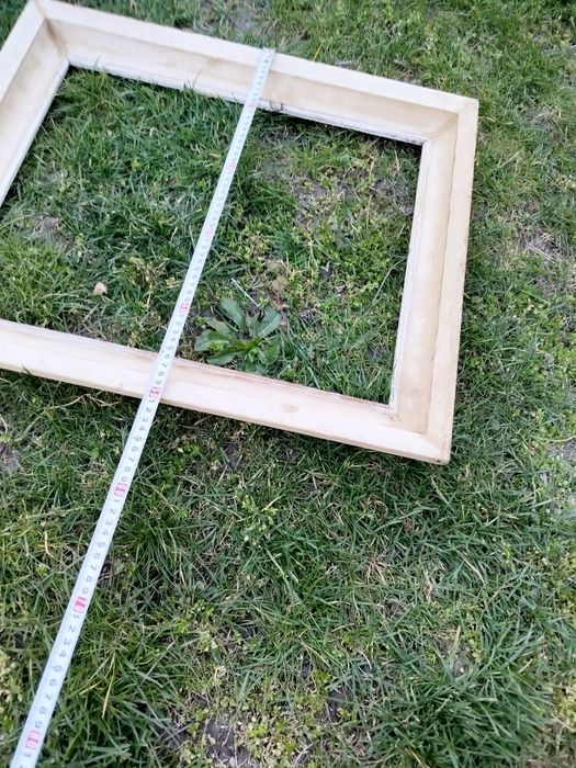 Голяма , ретро , дървена рамка