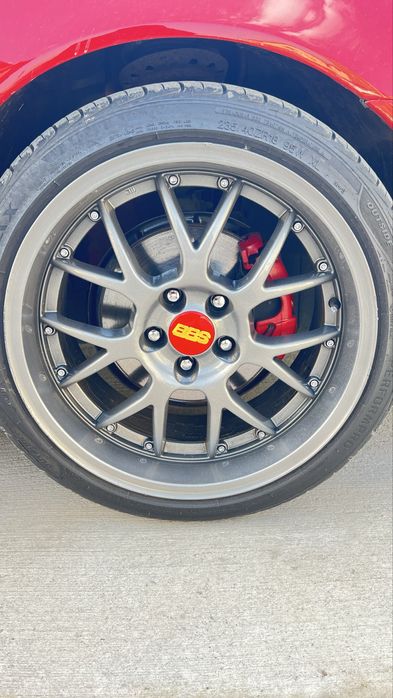 Jante model BBS 5x112 18 cu anvelope ca noi