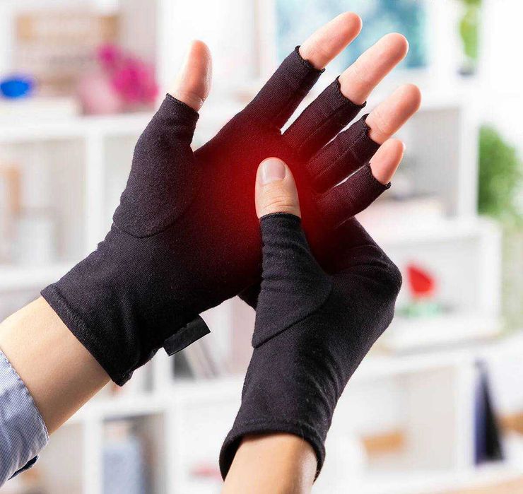 Manusi de Compresie pentru Ameliorarea Durerilor la Maini Marime Unica