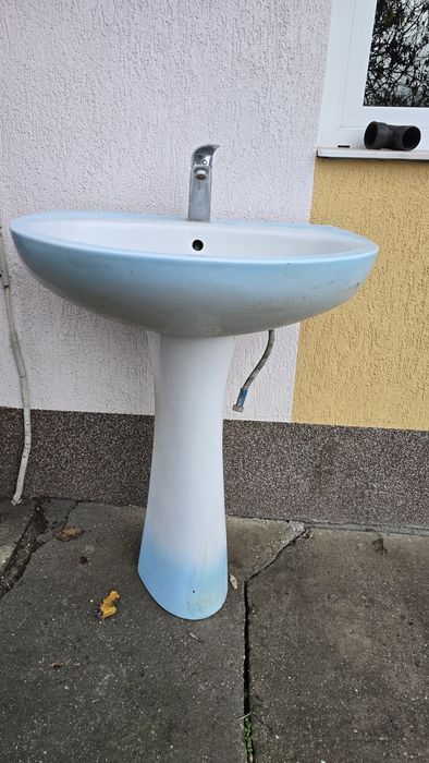 Chiuveta baie cu picior si suport