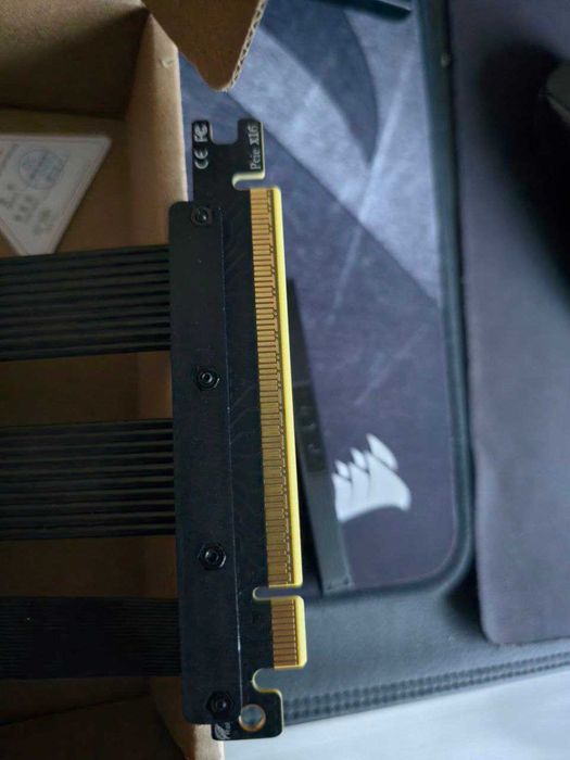 Riser PCIe 5.0 x16, 200mm, JEYI Black