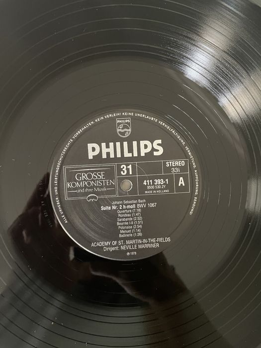 Виниловые пластинки с Германии: Бетховен и Бах