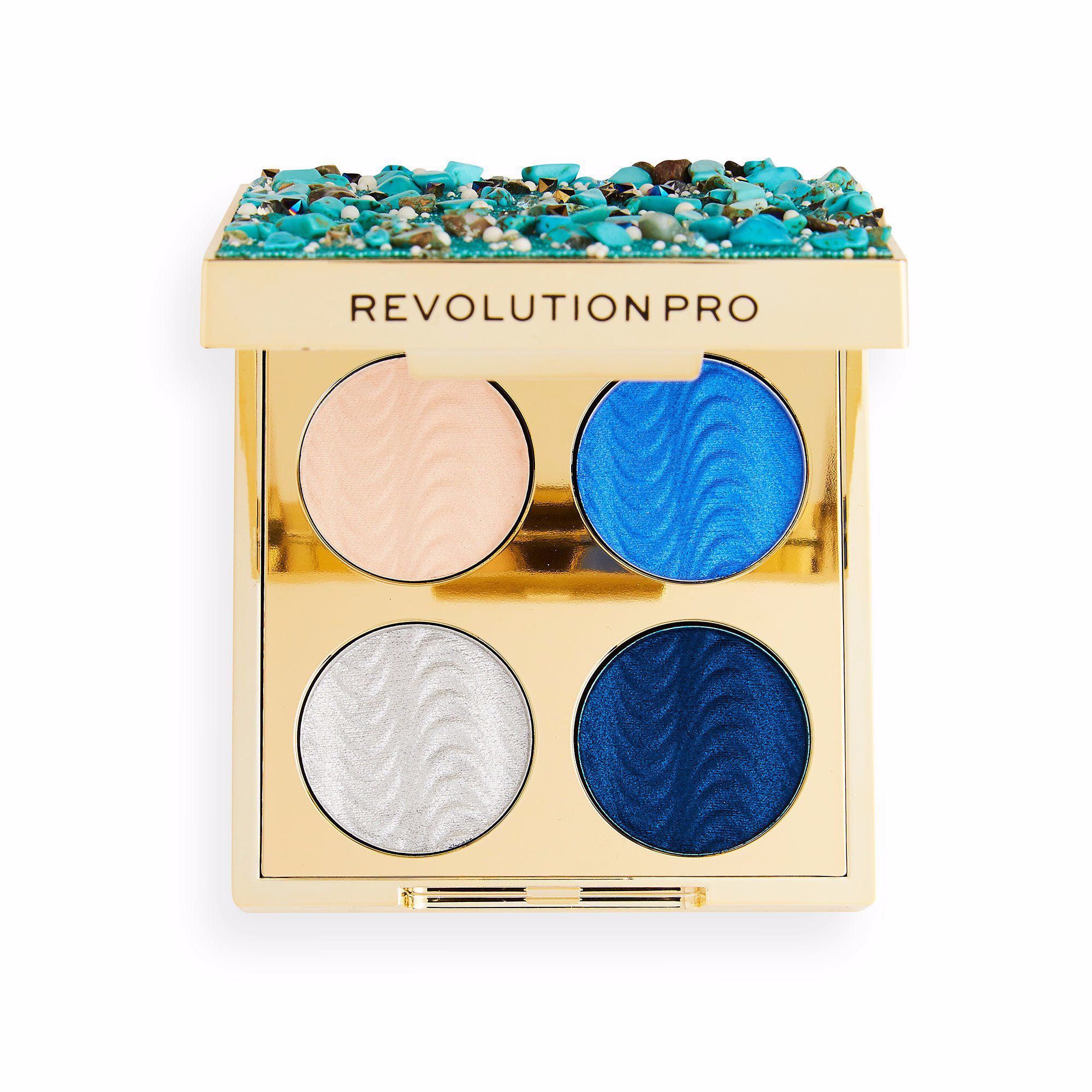 Ultimate eye look palettes. Revolution Pro Ultimate Eye look Palette Ocean Treasure. Палетка теней для век Revolution Pro Ultimate Eye look Palette. Палетка теней Revolution Pro Ultimate Eye look Palette Quartz Crush. Тени Revolution палетка сокровище.