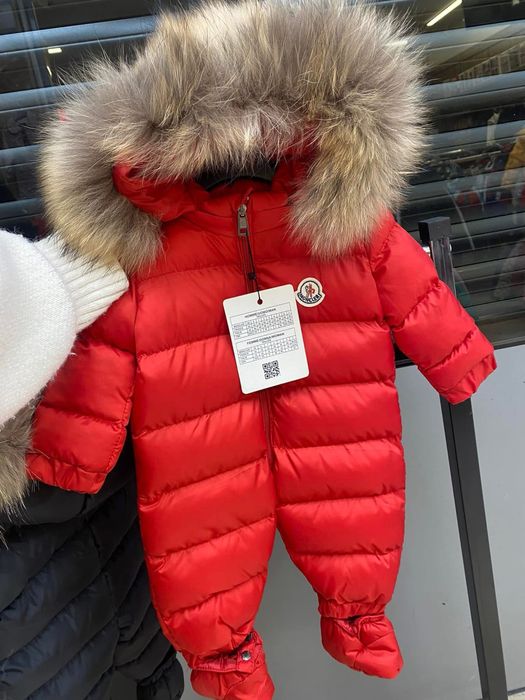 Combinezon copii cu blana naturala