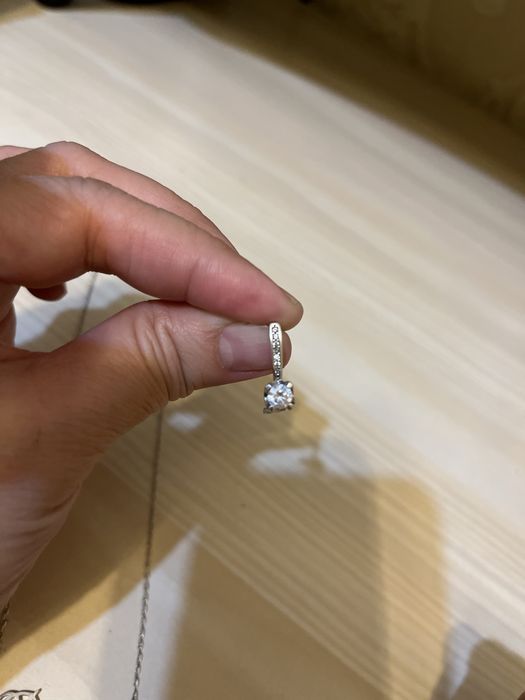 Серебряные серьги ,цепочка , браслет.