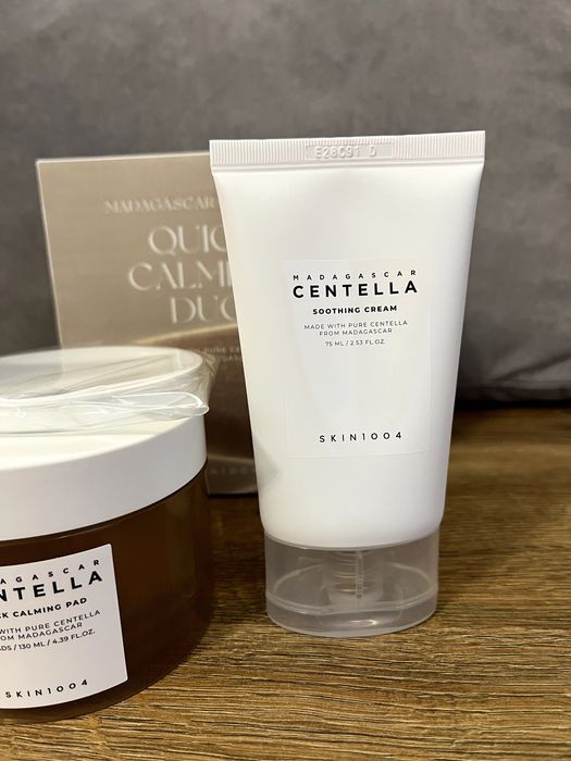 Комплект SKIN1004 Madagascar Centella крем и  Calming Pads