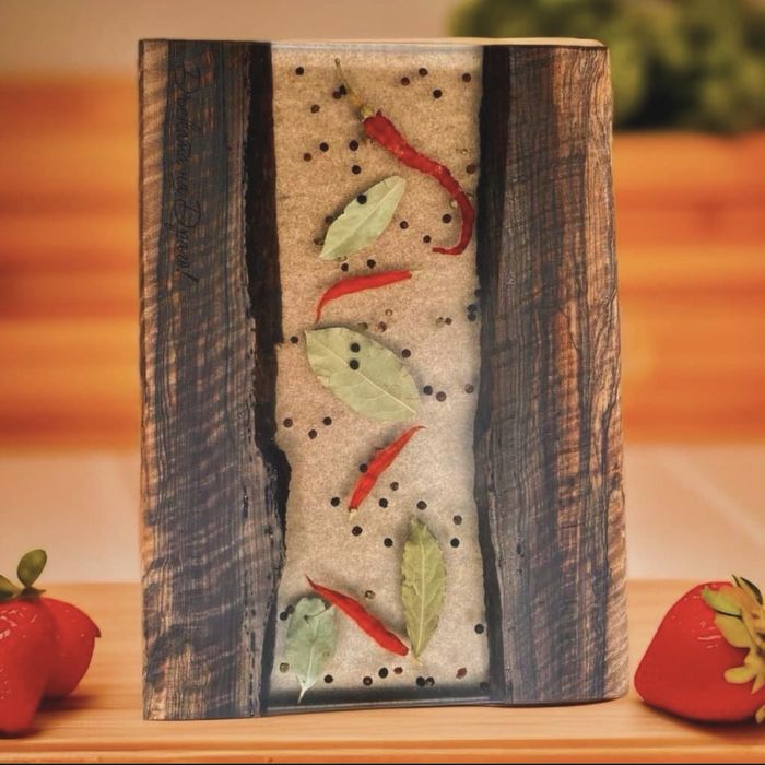 Дъски от орех и епоксидна смола