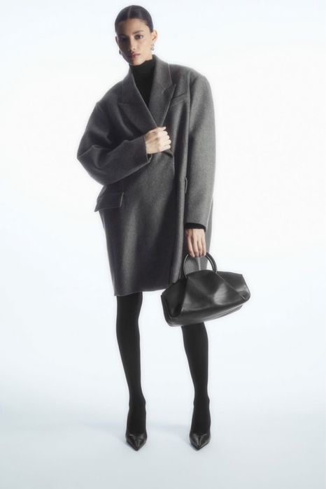 COS wool and cashmere blend oversized coat