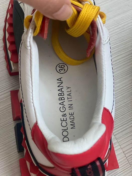 Дамски сникърси Dolce Gabbana, естествена кожа