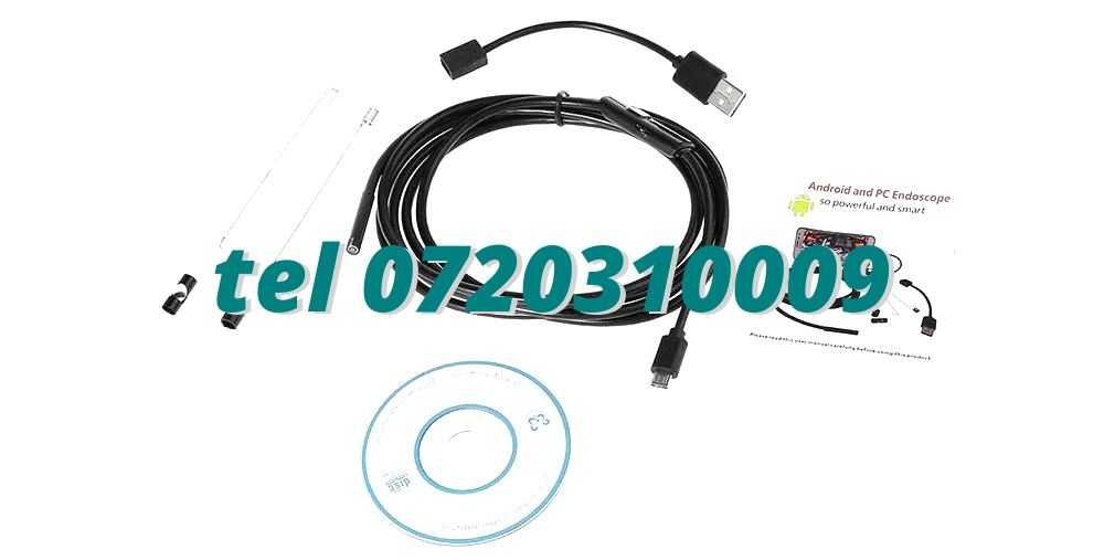 Camera Tip Endoscop 55mm 2m Pentru Android