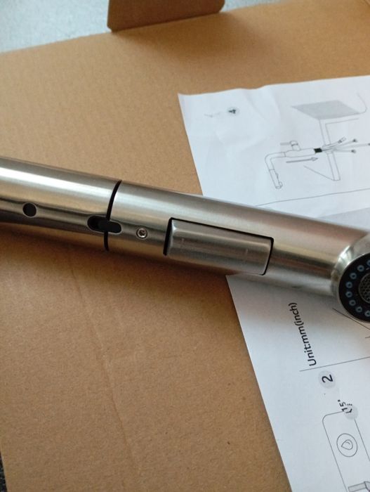 Смесител за кухня , кухненски смесител , издърпващ се смесител