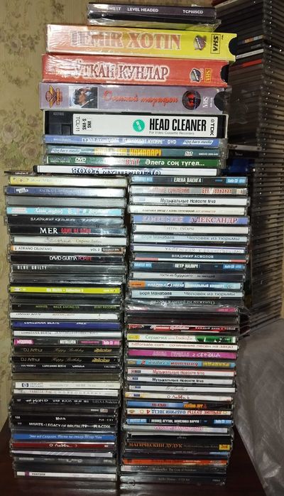 Кассеты , аудио СД диски, mp3