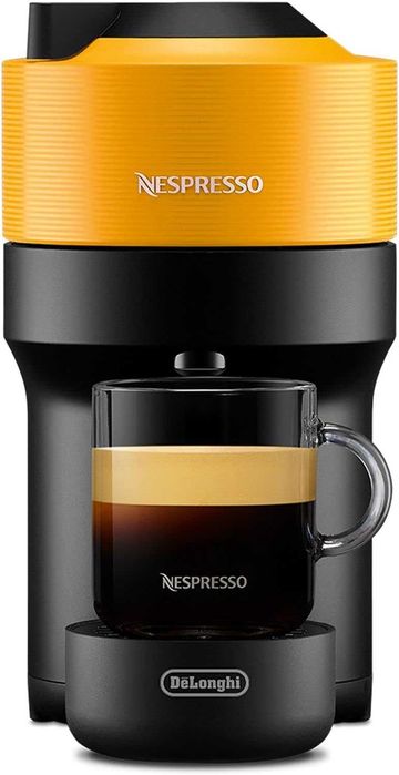 Еспресо машина Nespresso by De'Longhi Vertuo Pop ENV90.B, Жълто