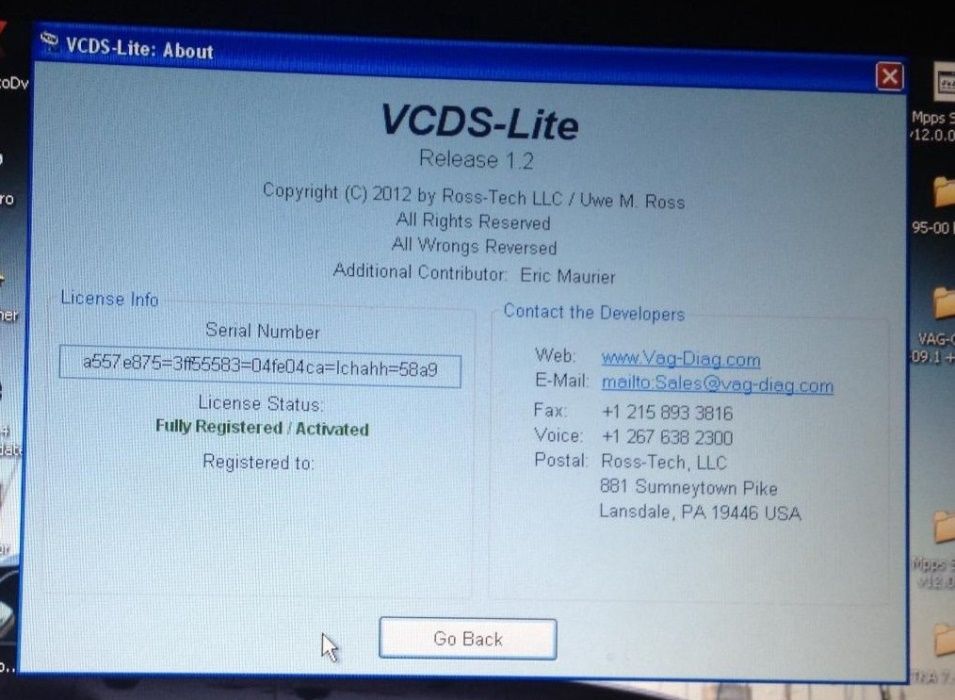 VAG-COM 409.1 CH340/FTDI диагностичен интерфейс с регистриран VCDSLite