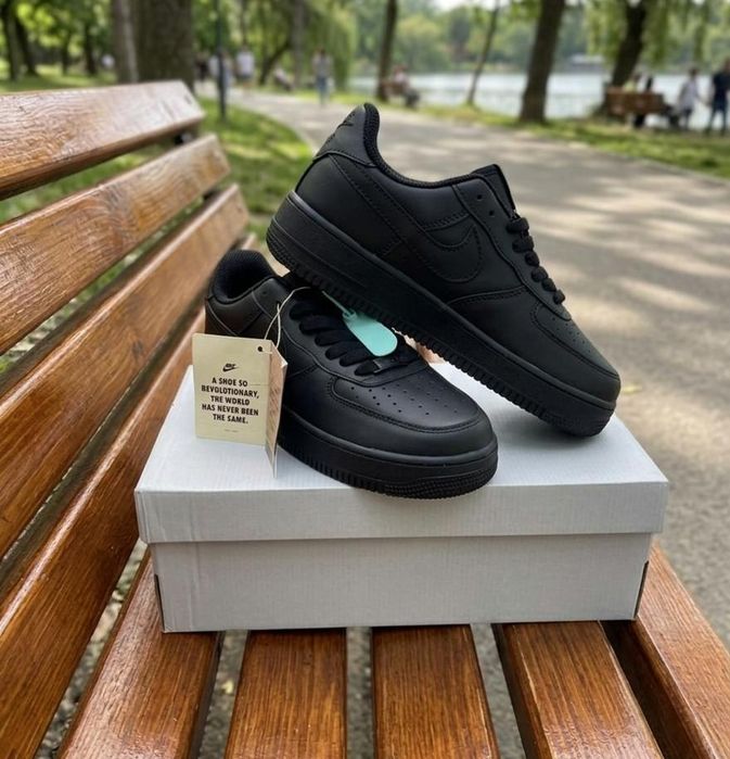 Adidasi Nike Air Force One Negru - Triple Black
