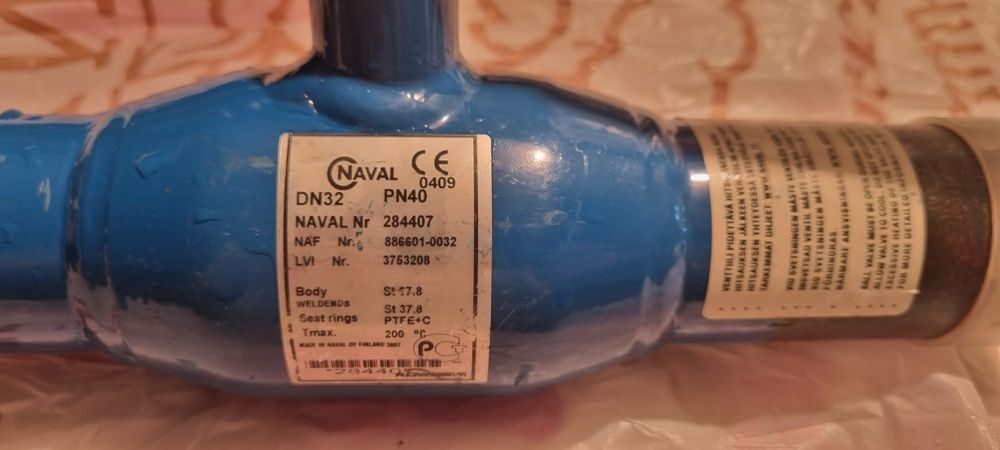 Naval кран приварной