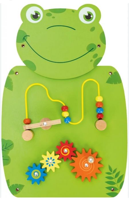 Busy board “Жаба” дървена дъска Play tive