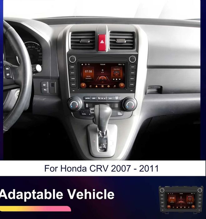 Мултимедия Двоен дин за HONDA CRV плеър с Android Навигация HONDA CR-V