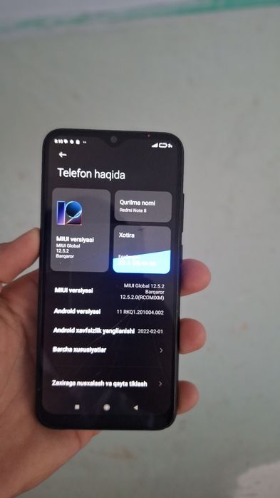 Redmi Note 8 tez sotiladi