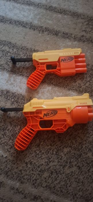 2 pistoale de jucărie  nerf