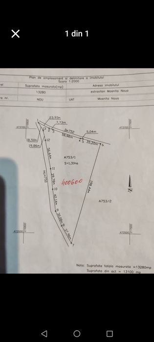 Vând teren extravilan Moșnita