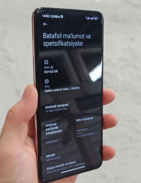 Pocco x 3 pro ideal holatda