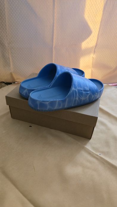 Papuci Nike CALM PRINTED Albaștri