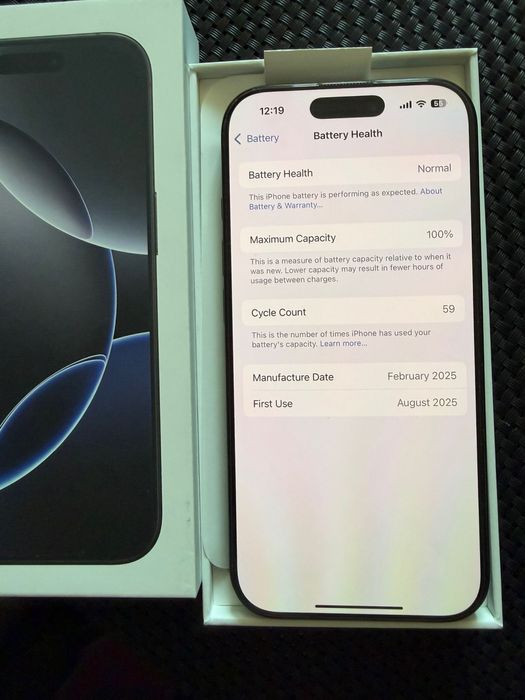 Iphone 16 pro 100% Гаранция