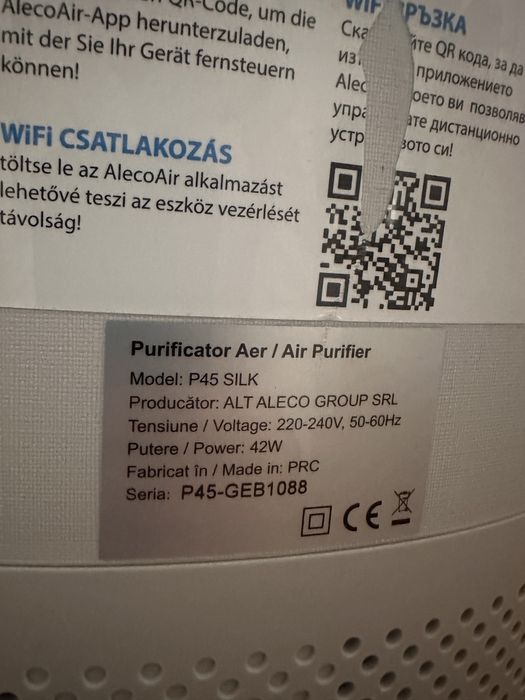 Purificator de aer AlecoAir P45