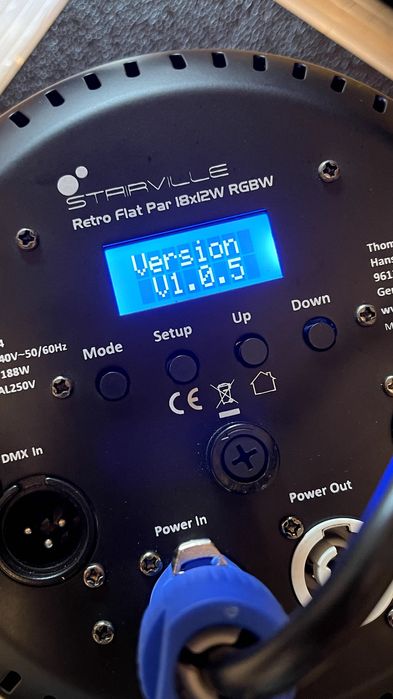 Jocuri de lumini LED Stairville Retro Flat Par 18x12W RGBW