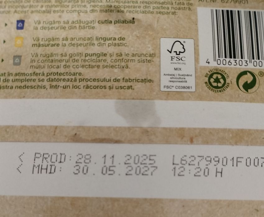 Lapte praf Topfer 2 bucăți 80 lei
