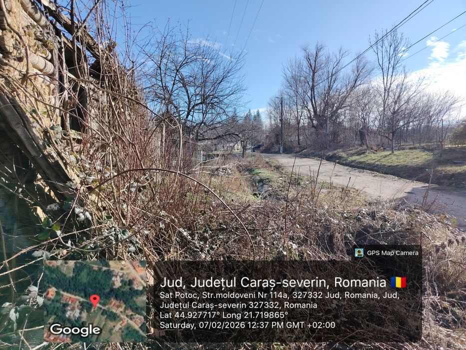 Vând teren intravilan în localitatea Potoc,  județul Caraș - Severin  foarte aproape de Ochiul Beiului într-o zonă turistică foarte frumoasa