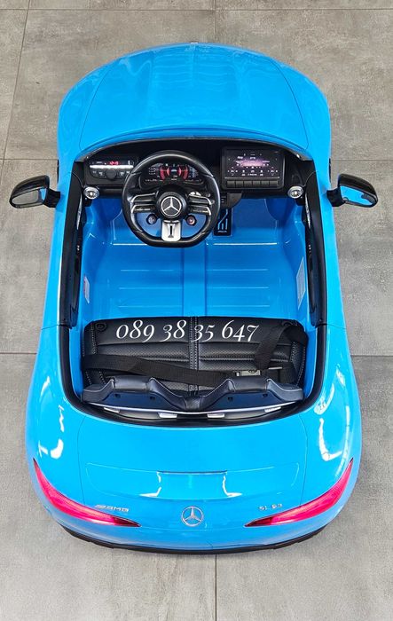 ТОП ЦЕНА!НОВО!Акумулаторна кола Mercedes SL 63 AMG с 12V,EVA гуми,USB