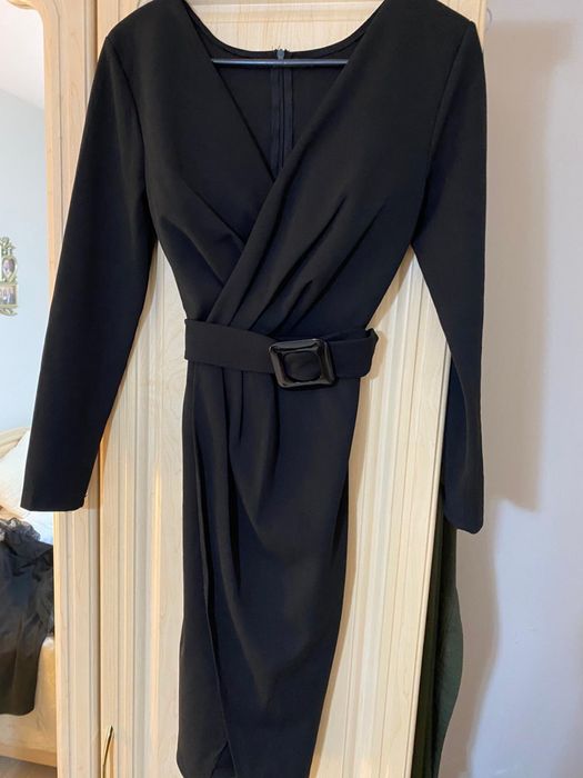 Rochie scurta neagra eleganta de ocazie