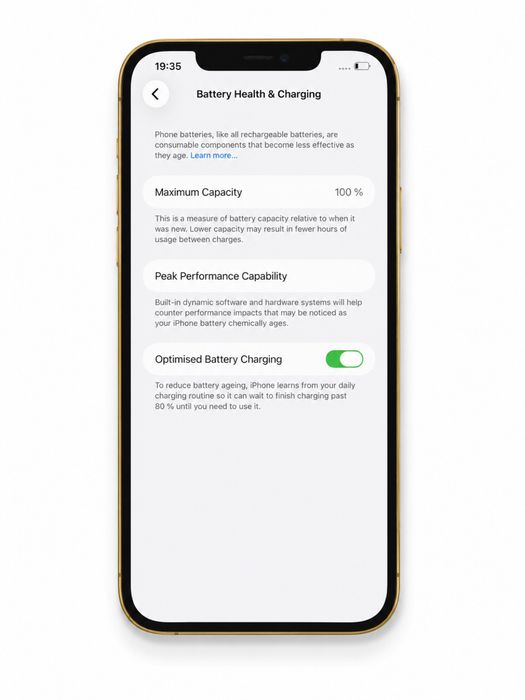 IPhone 12 Pro Max Gold 128 GB, Батерия на 100%+ кутия гр. Пловдив