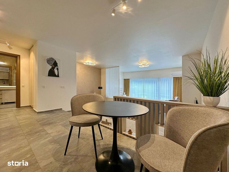 Studio spațios de închiriat — Bellevue Residence, mobilat, terasă, par