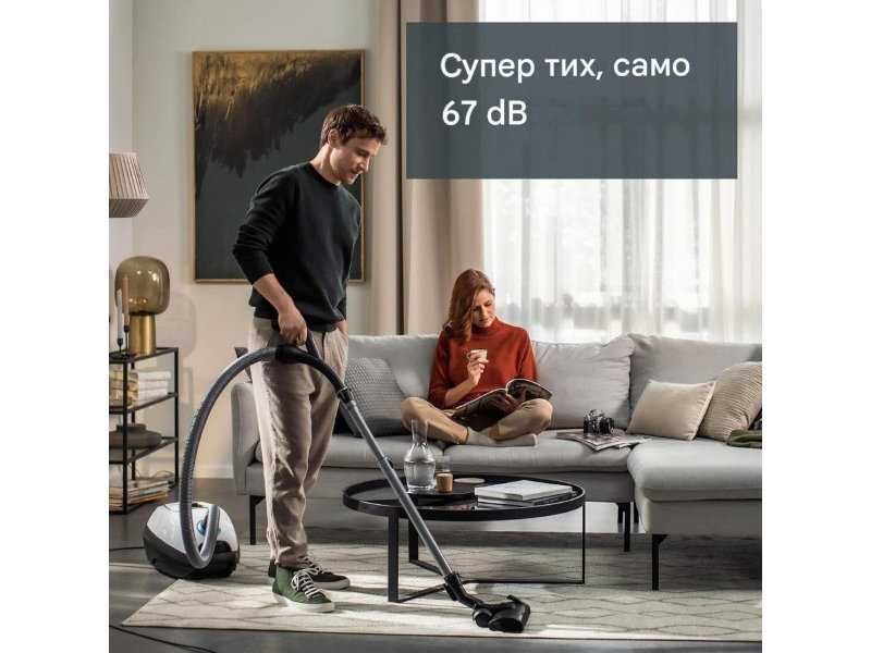 Прахосмукачка Siemens VSZ7442S - 650W, Бяла