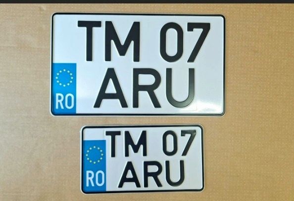 Placute auto numere auto personalizate ornamentale