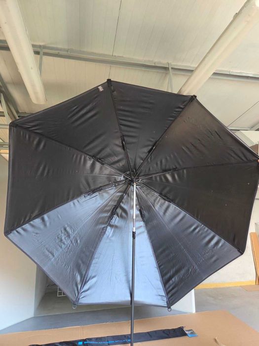 Риболовен чадър „Preston Space Maker Multi 50 Brolly“, с оригинален калъф и принадлежности