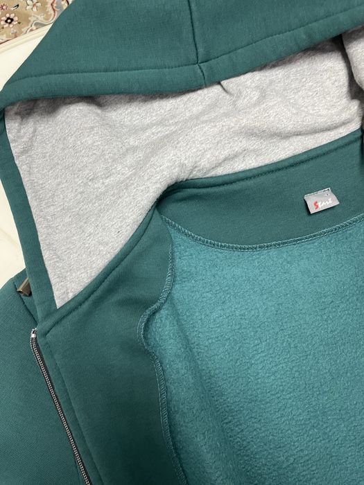 джемпер теплый, зеленый.