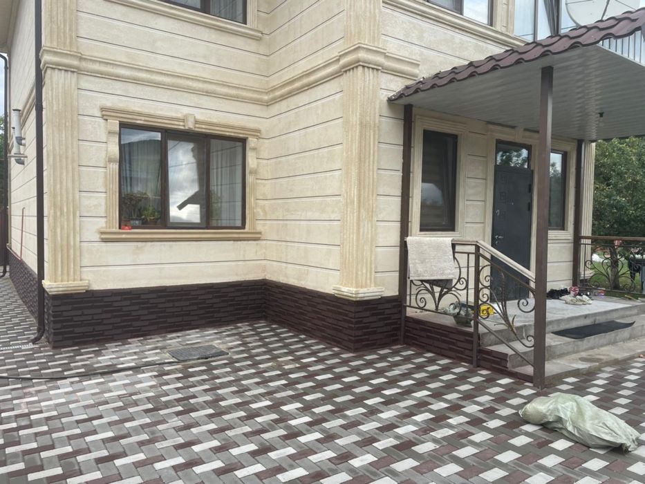 Жидкий травертин , термопанель , облицовка фасада