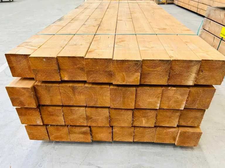 сухи импрегнирани дървени греди