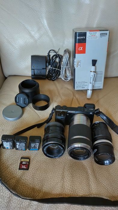 Фотоапарат безогледален Sony NEX 7 Комплект.